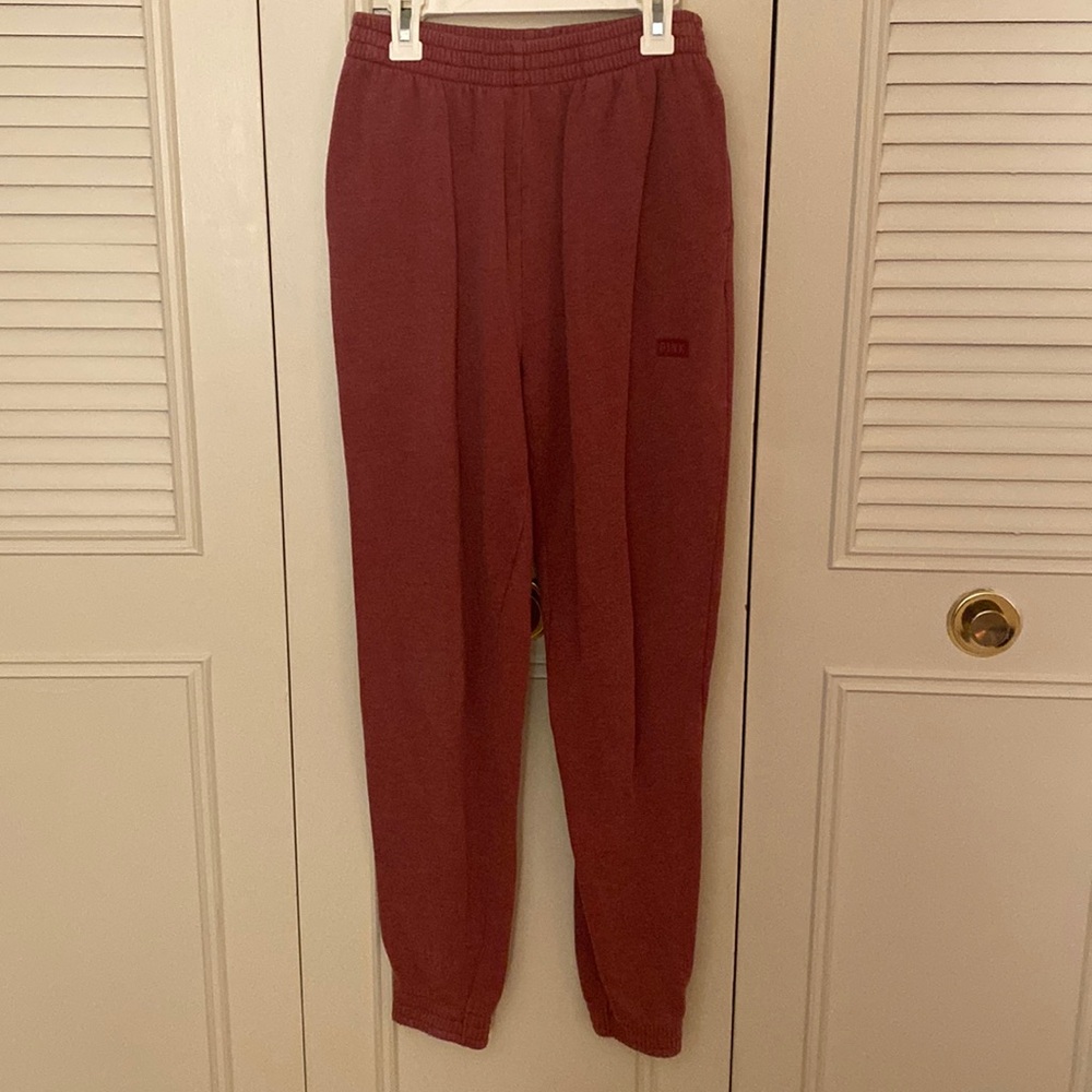 Burgundy joggers from PINK!
